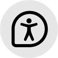 Accessibility figure as icon